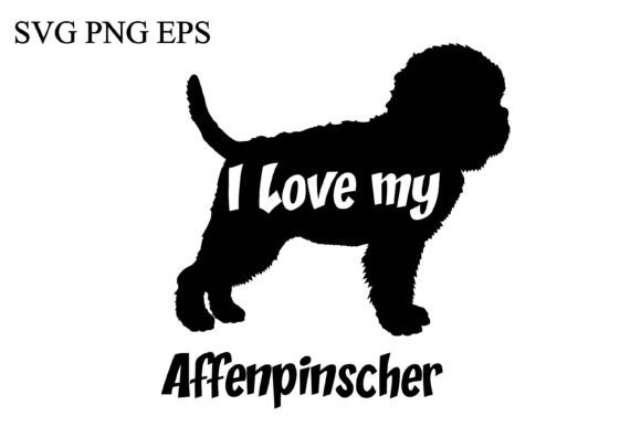Affenpinscher I Love My Dog Silhouette Review