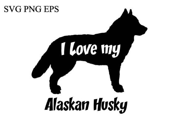 Alaskan Husky I Love My Dog Embroidery Review