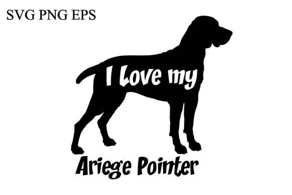 Ariege Pointer I Love My Dog Embroidery Review