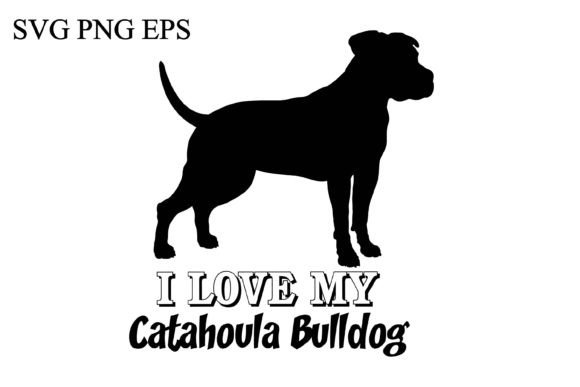 Catahoula Bulldog I Love My Dog Embroidery Review