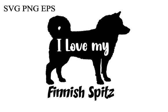 Finnish Spitz I Love My Dog