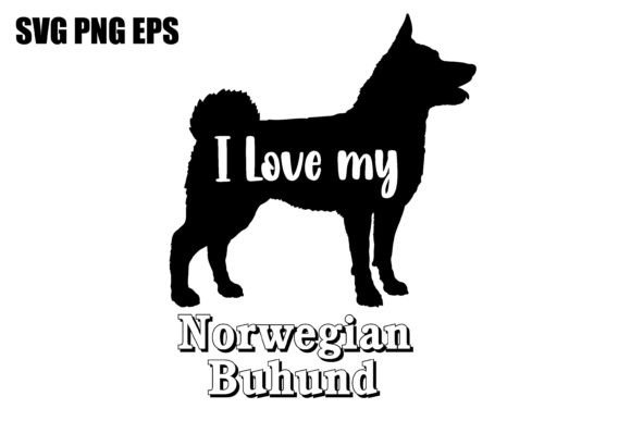 Norwegian Buhund I Love My Dog