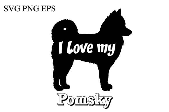 Pomsky I Love My Dog